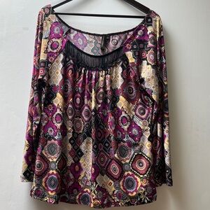Susan Lawrence blouse size L